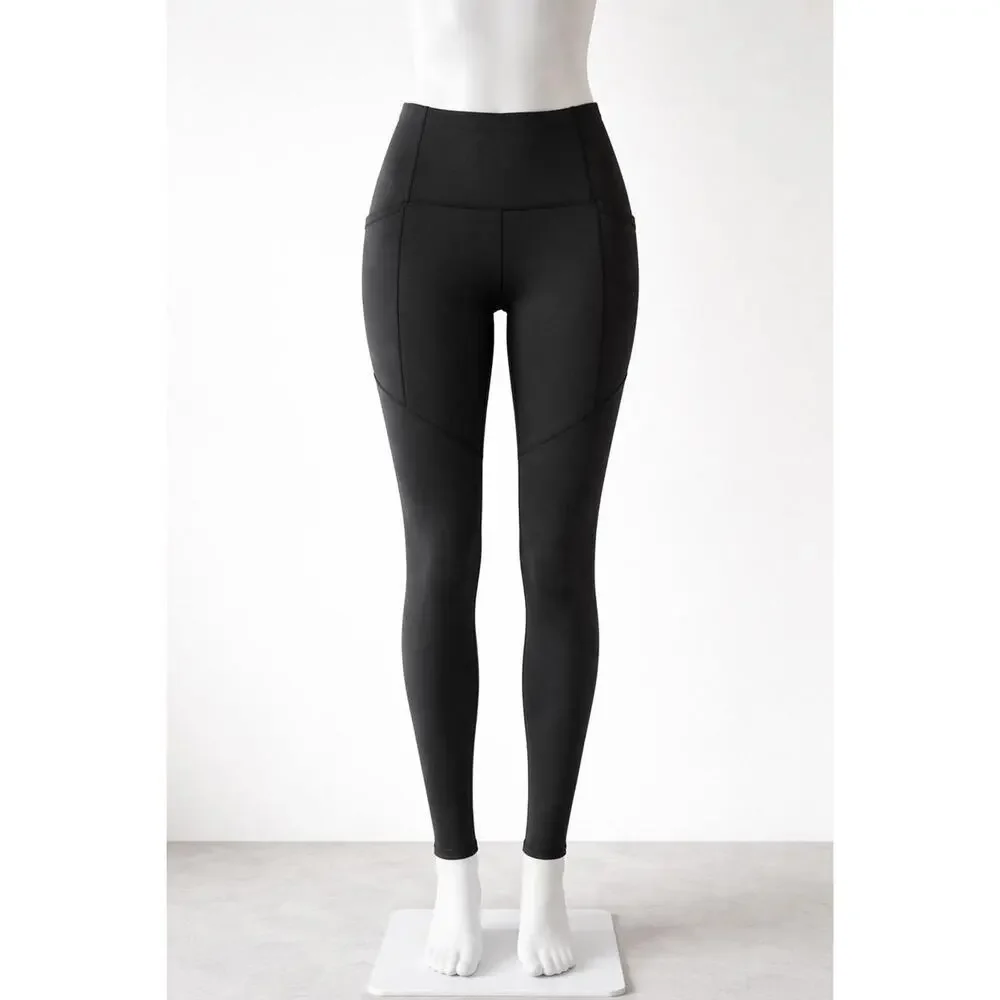 NWT CALLA Cold Dash High Rise Full Length Black Legging Womens XS - Picture 1 of 8